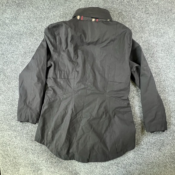 Pendleton Jacket Womens Medium Blk Water Resistant Rain Coat Plaid Liner 1328191 - Picture 13 of 16